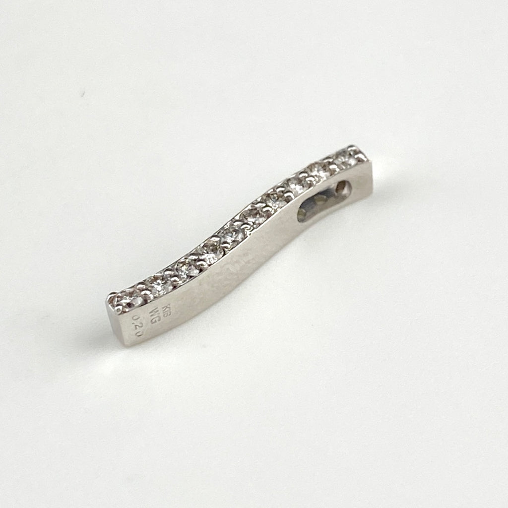 メレダイヤ ペンダントトップ WG ホワイトゴールド ペンダントトップ K18 WG ダイヤモンド レディース 【中古】nbjwl