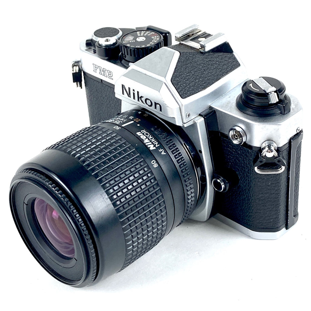 ニコン Nikon NEW FM2 + AF 35-80mm F4-5.6D フィルム マニュアルフォーカス 一眼レフカメラ 【中古】