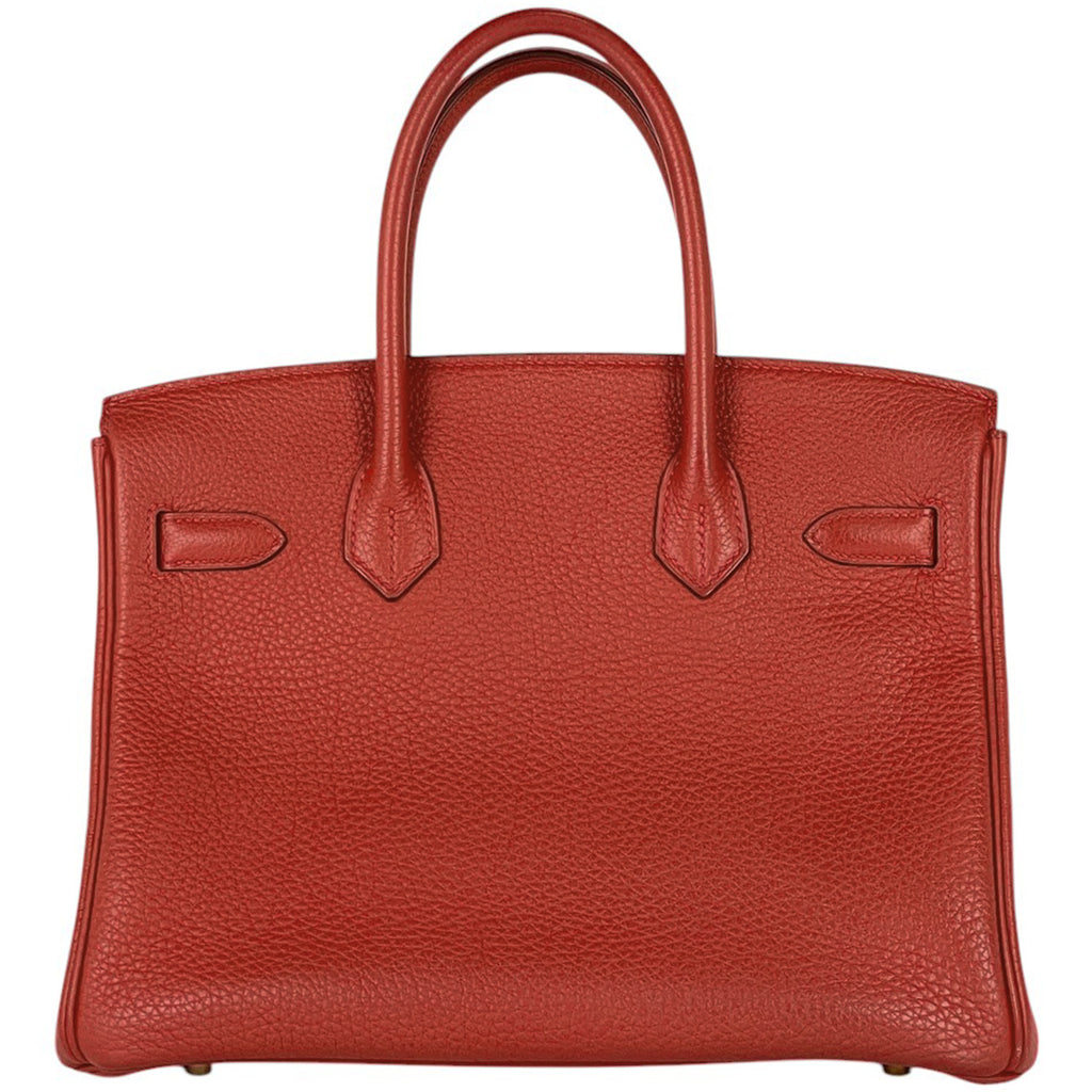 【在庫一掃】 エルメス バーキン 30 ハンドバッグ トリヨンクレマンス ヴァーミリオン □P レディース 【中古】 brbag