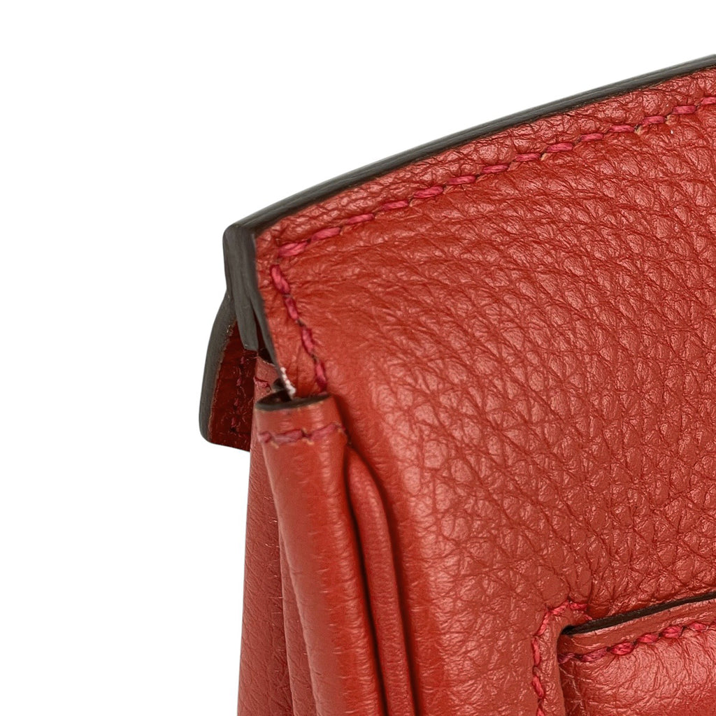 【在庫一掃】 エルメス バーキン 30 ハンドバッグ トリヨンクレマンス ヴァーミリオン □P レディース 【中古】 brbag