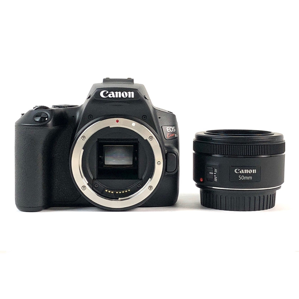 キヤノン Canon EOS Kiss X10 ブラック ＋ EF 50mm F1.8 STM デジタル 一眼レフカメラ 【中古】