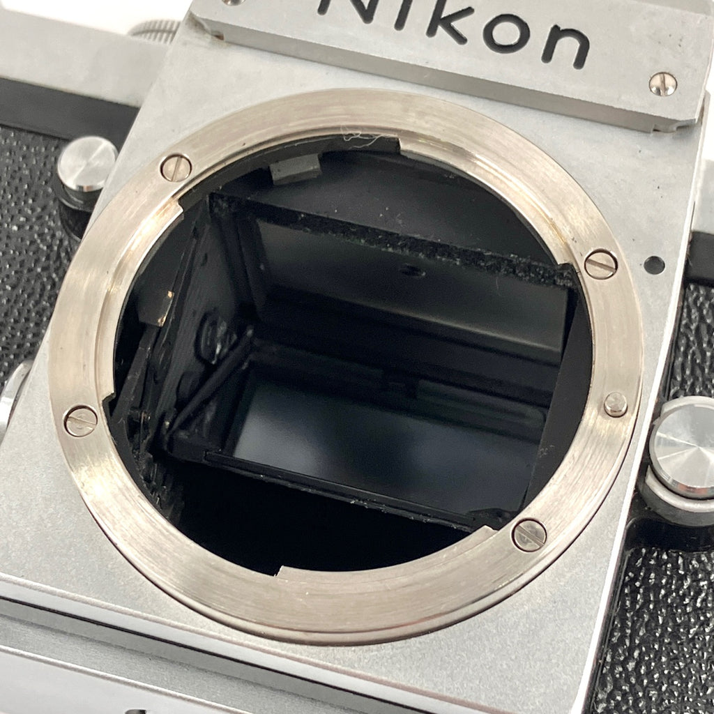 ニコン Nikon F アイレベル シルバー + NIKKOR-S Auto 50mm F1.4［ジャンク品］ フィルム マニュアルフォーカス 一眼レフカメラ 【中古】