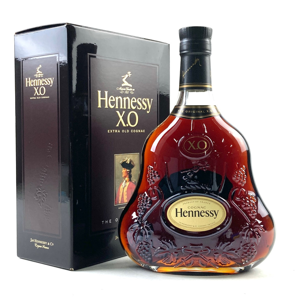 ヘネシー Hennessy XO 黒キャップ クリアボトル 700ml ブランデー コニャック 【古酒】