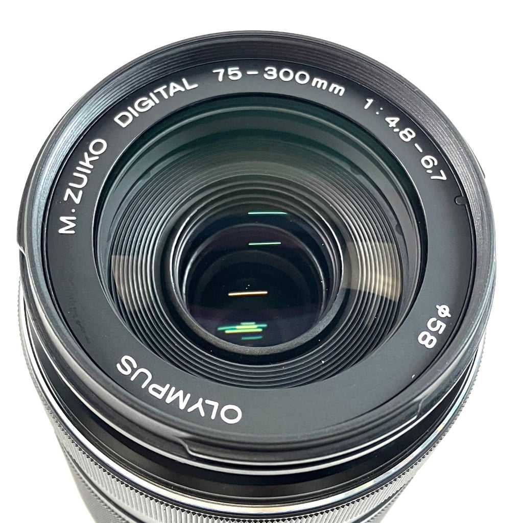 オリンパス OLYMPUS M.ZUIKO DIGITAL ED 75-300mm F4.8-6.7 II 一眼カメラ用レンズ（オートフォーカス） 【中古】