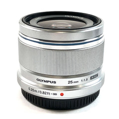 オリンパス OLYMPUS M.ZUIKO DIGITAL 25mm F1.8 シルバー 一眼カメラ用レンズ（オートフォーカス） 【中古】