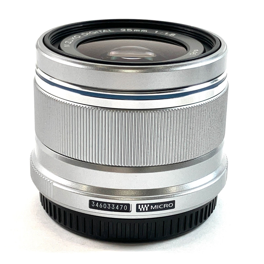 オリンパス OLYMPUS M.ZUIKO DIGITAL 25mm F1.8 シルバー 一眼カメラ用レンズ（オートフォーカス） 【中古】