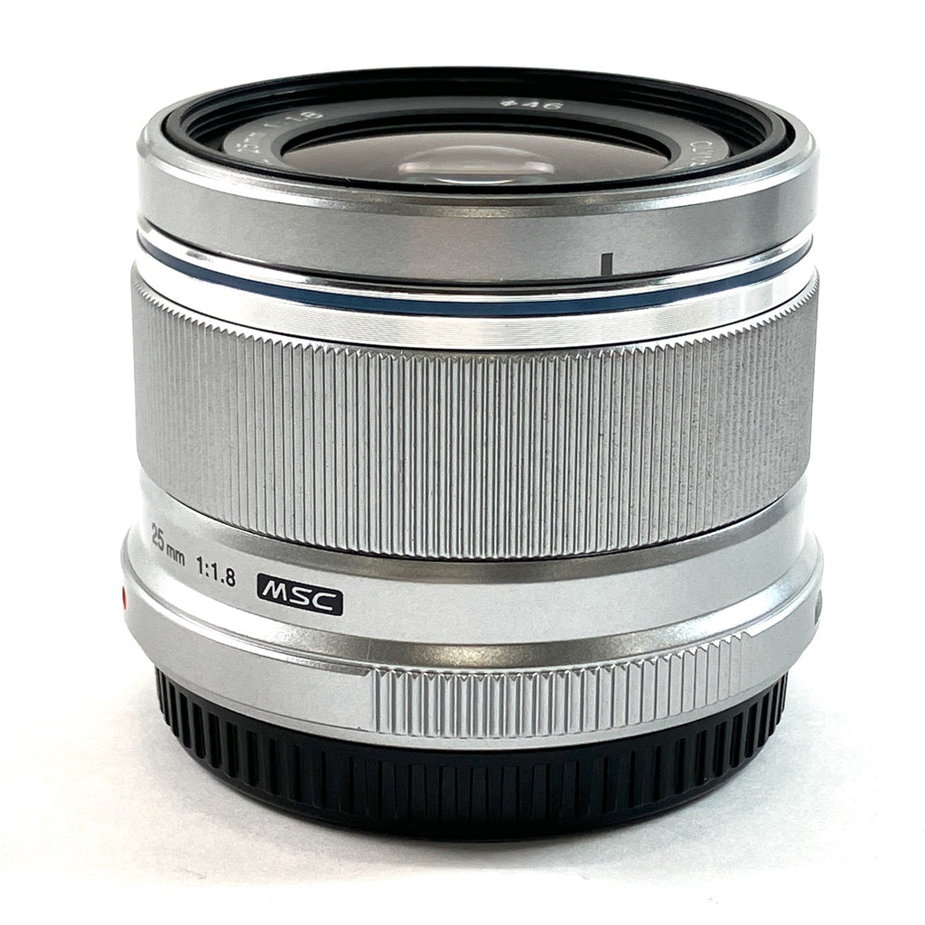 オリンパス OLYMPUS M.ZUIKO DIGITAL 25mm F1.8 シルバー 一眼カメラ用レンズ（オートフォーカス） 【中古】