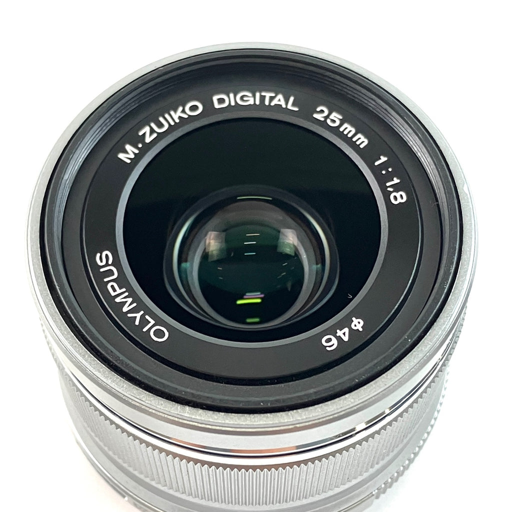 オリンパス OLYMPUS M.ZUIKO DIGITAL 25mm F1.8 シルバー 一眼カメラ用レンズ（オートフォーカス） 【中古】