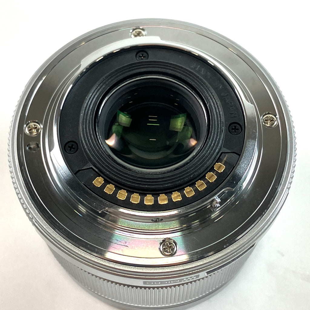 オリンパス OLYMPUS M.ZUIKO DIGITAL 25mm F1.8 シルバー 一眼カメラ用レンズ（オートフォーカス） 【中古】