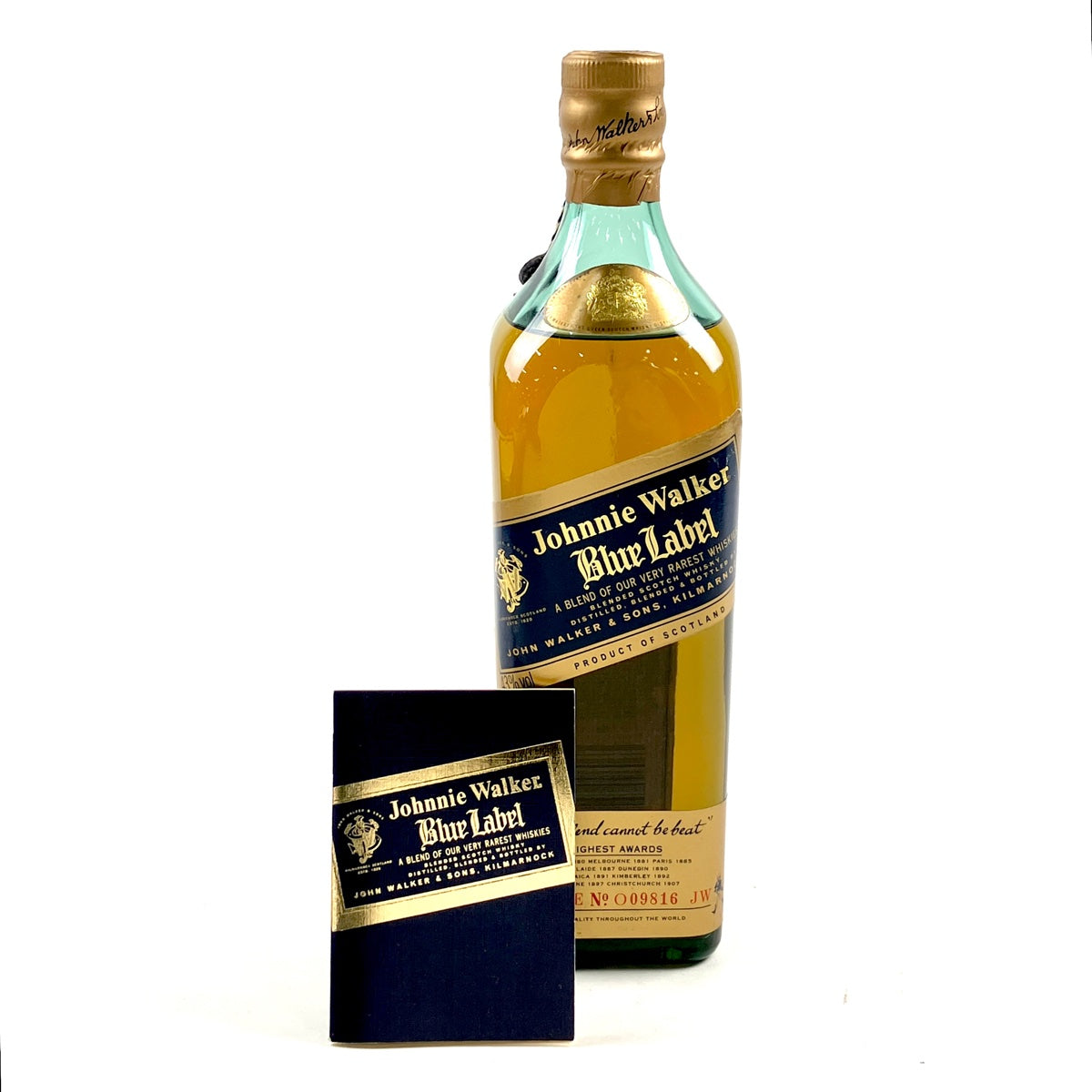 バイセル公式】ジョニーウォーカー JOHNNIE WALKER ブルーラベル 750ml スコッチウイスキー ブレンデッド 【古酒】 -  バイセルブランシェ