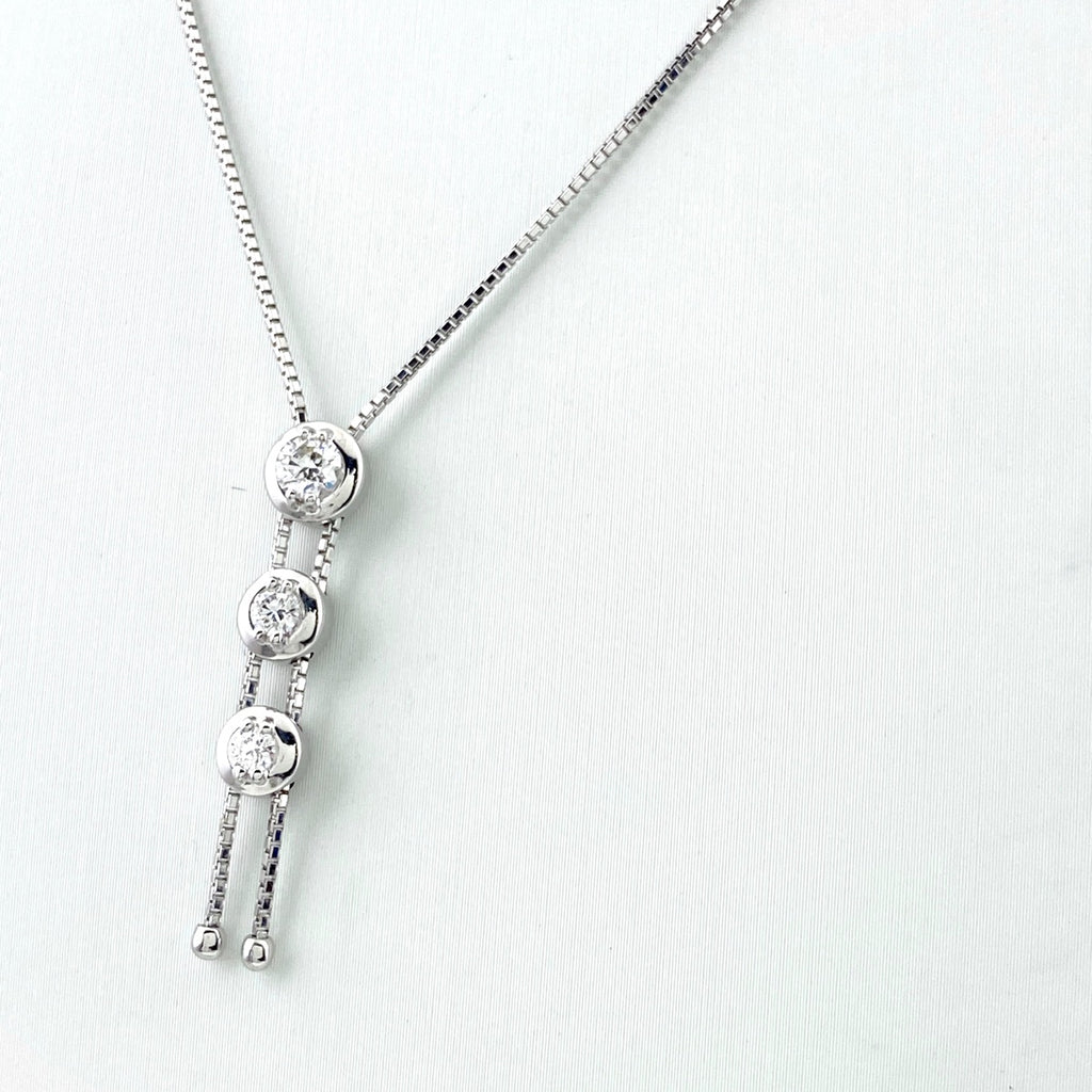 タサキ メレダイヤ デザインネックレス WG ホワイトゴールド ペンダント ネックレス K18 WG ダイヤモンド レディース 【中古】brjwl