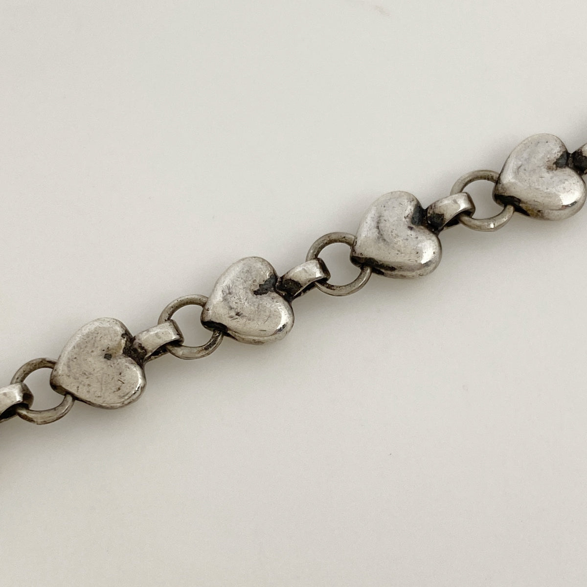 【美品】Tiffany ティファニー パフハート ブレスレット SV925 TIFFANY & Co. パフ ハート ブレスレット シルバー 925