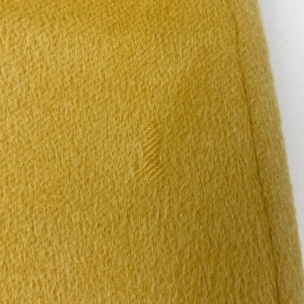 【在庫一掃】 プラダ ノースリーブ ワンピース バックファスナー ワンピース スカート アンゴラ カシミヤ ウール イエロー レディース 【中古】 brapp