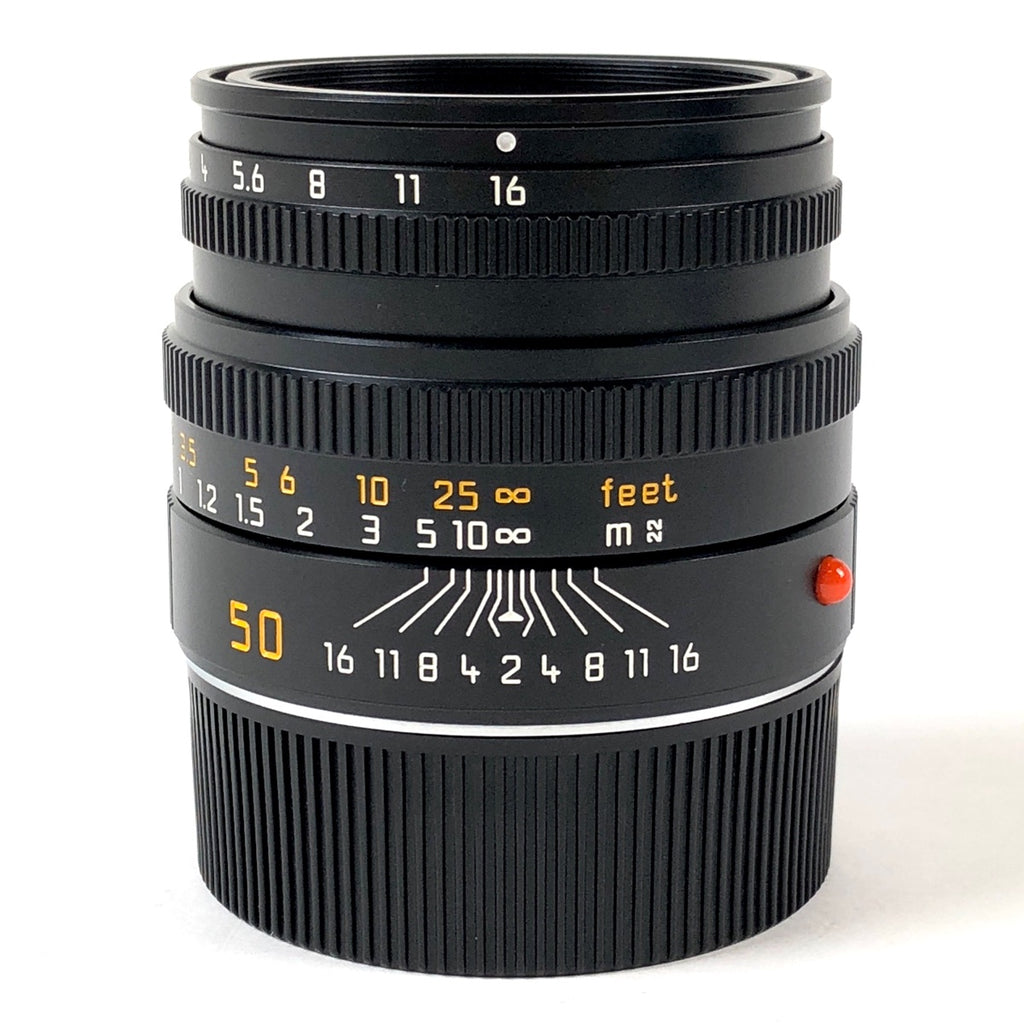 ライカ LEICA SUMMICRON-M 50mm F2 ズミクロン ブラック レンジファインダーカメラ用レンズ 【中古】cambb
