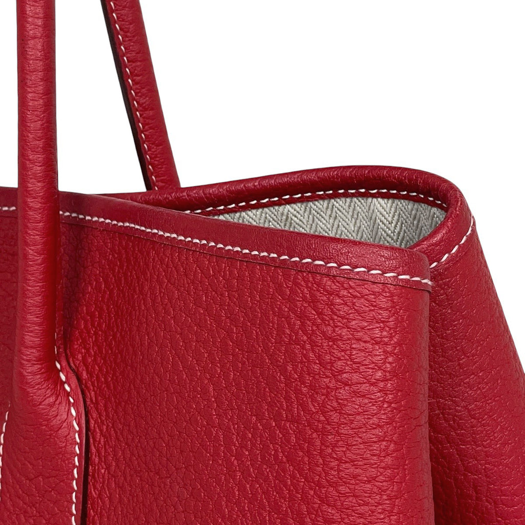 【最終値引き】 エルメス ガーデンパーティ PM ハンドバッグ トートバッグ ネゴンダ ルージュカザック □P レディース 【中古】brbag