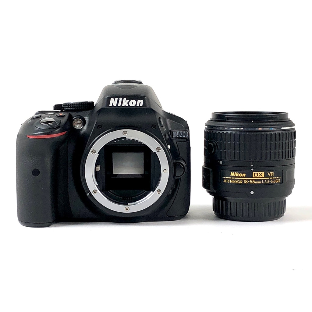 ニコン Nikon D5300 18-55 VR II レンズキット ブラック デジタル 一眼レフカメラ 【中古】cambb