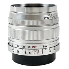 コニカ KONICA HEXANON (L) 50mm F1.9 レンジファインダーカメラ用レンズ 【中古】cambb