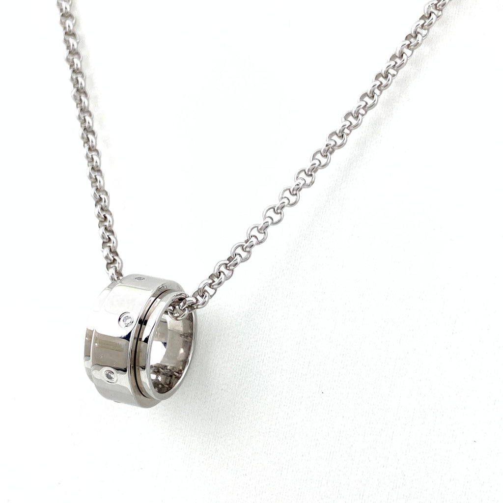 ピアジェ ポセションネックレス WG ホワイトゴールド ペンダント メレダイヤ ネックレス 750 ダイヤモンド レディース 【中古】brjwl
