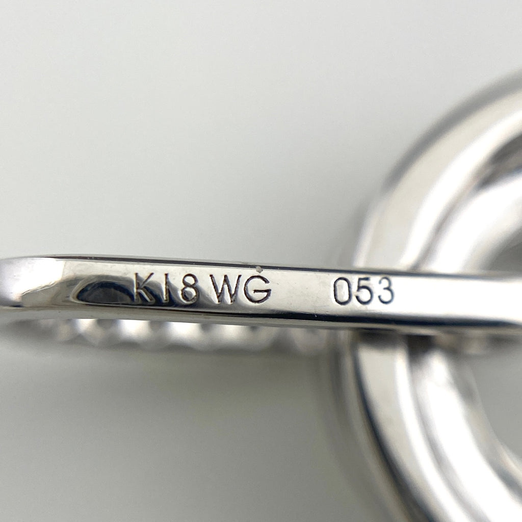メレダイヤ ペンダントトップ WG ホワイトゴールド ペンダントトップ K18 WG ダイヤモンド レディース 【中古】nbjwl