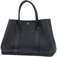 エルメス ガーデンパーティ PM ハンドバッグ トートバッグ ネゴンダ ブラック Y レディース 【中古】 brbag