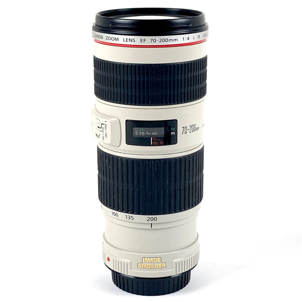 キヤノン Canon EF 70-200mm F4L IS USM 一眼カメラ用レンズ（オートフォーカス） 【中古】