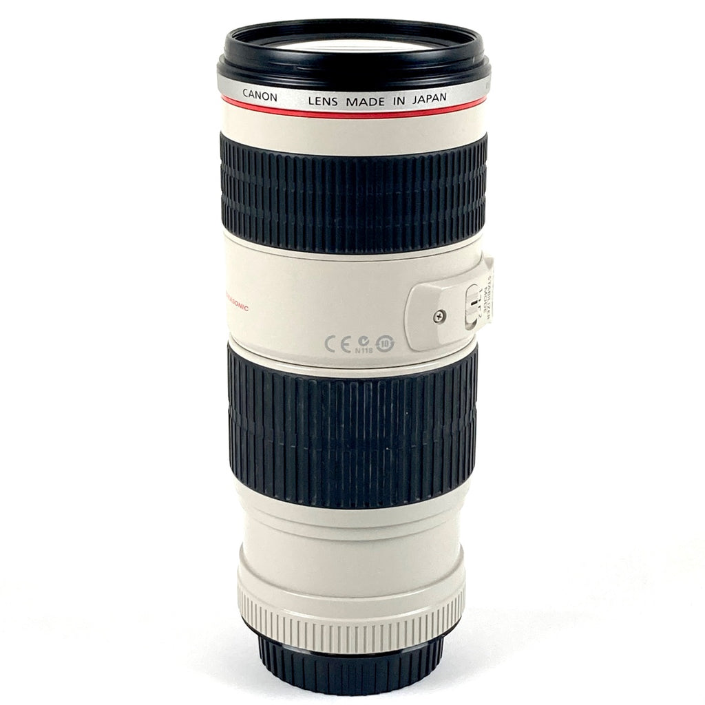 キヤノン Canon EF 70-200mm F4L IS USM 一眼カメラ用レンズ（オートフォーカス） 【中古】