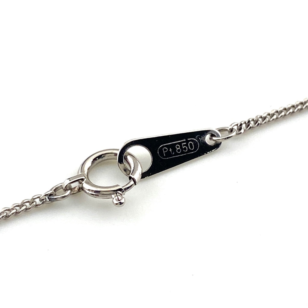 メレダイヤ デザインネックレス プラチナ ペンダント ネックレス Pt850 ダイヤモンド レディース 【中古】nbjwl