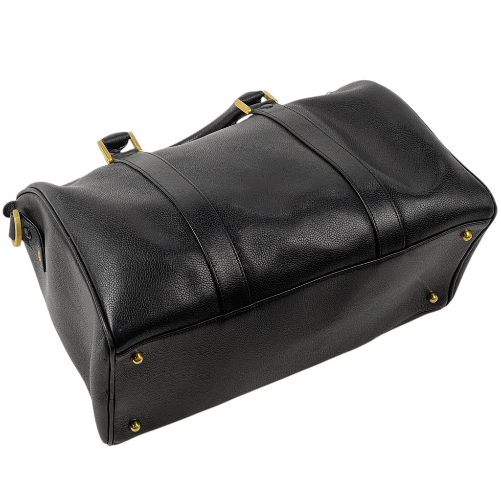 シャネル ココマーク ハンドバッグ ボストンバッグ ハンドバッグ レザー ブラック レディース 【中古】brbag