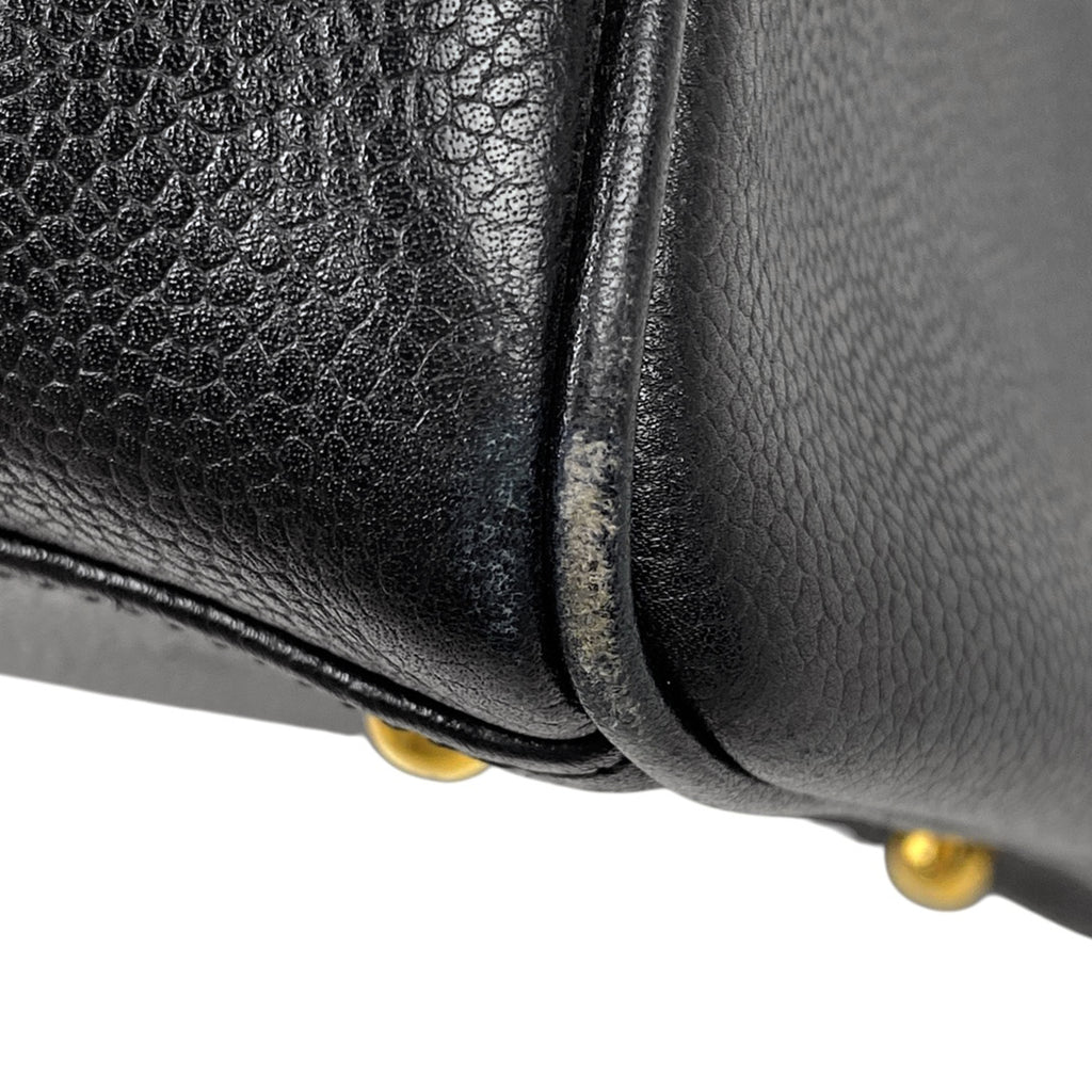 シャネル ココマーク ハンドバッグ ボストンバッグ ハンドバッグ レザー ブラック レディース 【中古】brbag