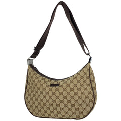 グッチ GG柄 ショルダーバッグ 肩掛け 斜め掛け ショルダーバッグ GGキャンバス ベージュ ブラウン 122790 レディース 【中古】brbag