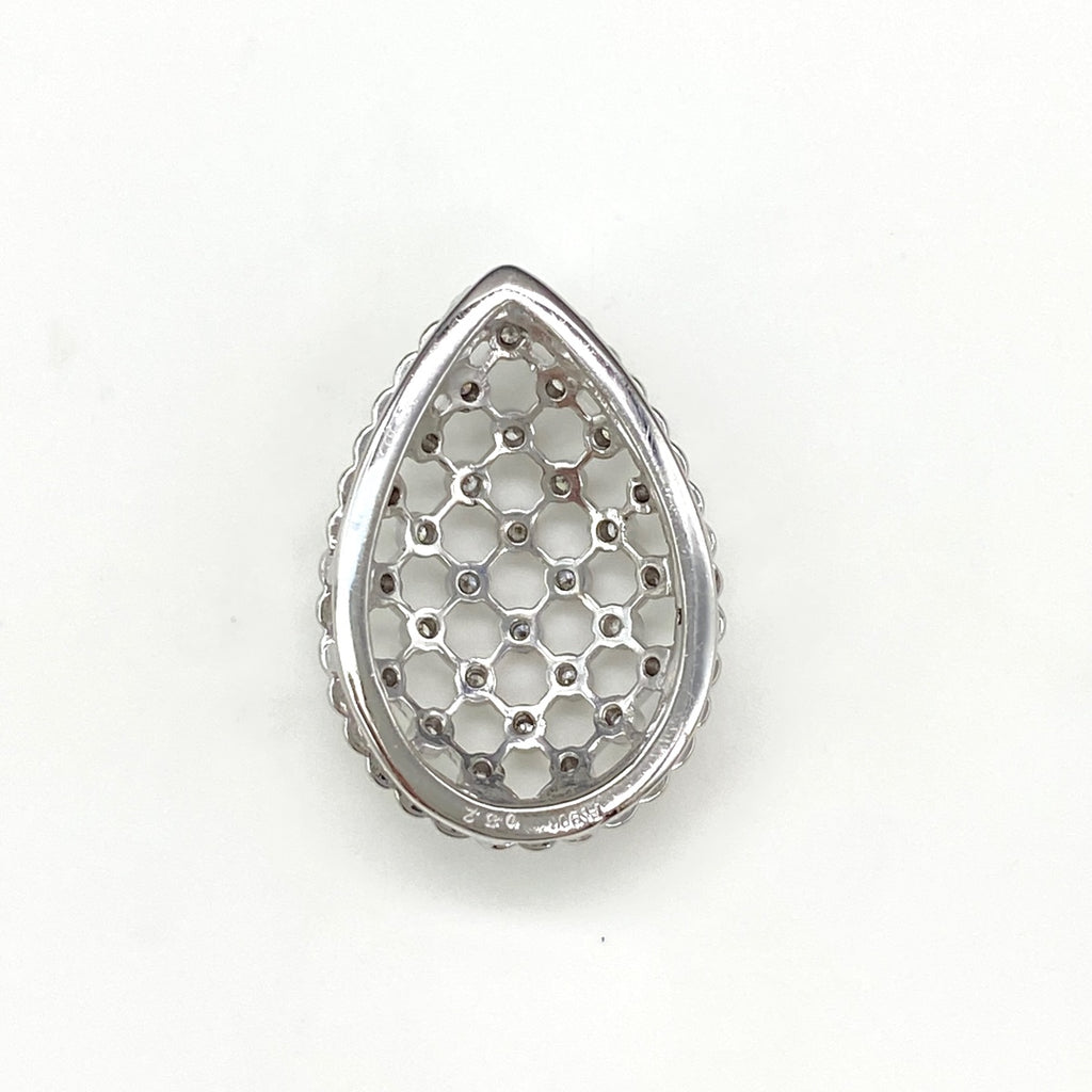 メレダイヤ ペンダントトップ プラチナ ペンダントトップ Pt900 ダイヤモンド レディース 【中古】nbjwl