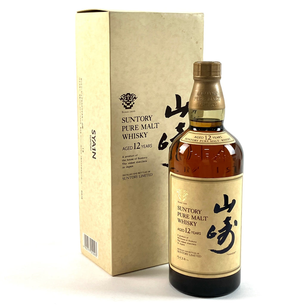 【東京都内限定お届け】サントリー SUNTORY 山崎 12年 ピュアモルト 華 750ml 国産ウイスキー 【古酒】