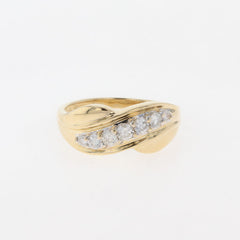 K18 YG ダイヤモンド リング 12号 0.36CT レディース 中古 在庫一掃 nbjwl
