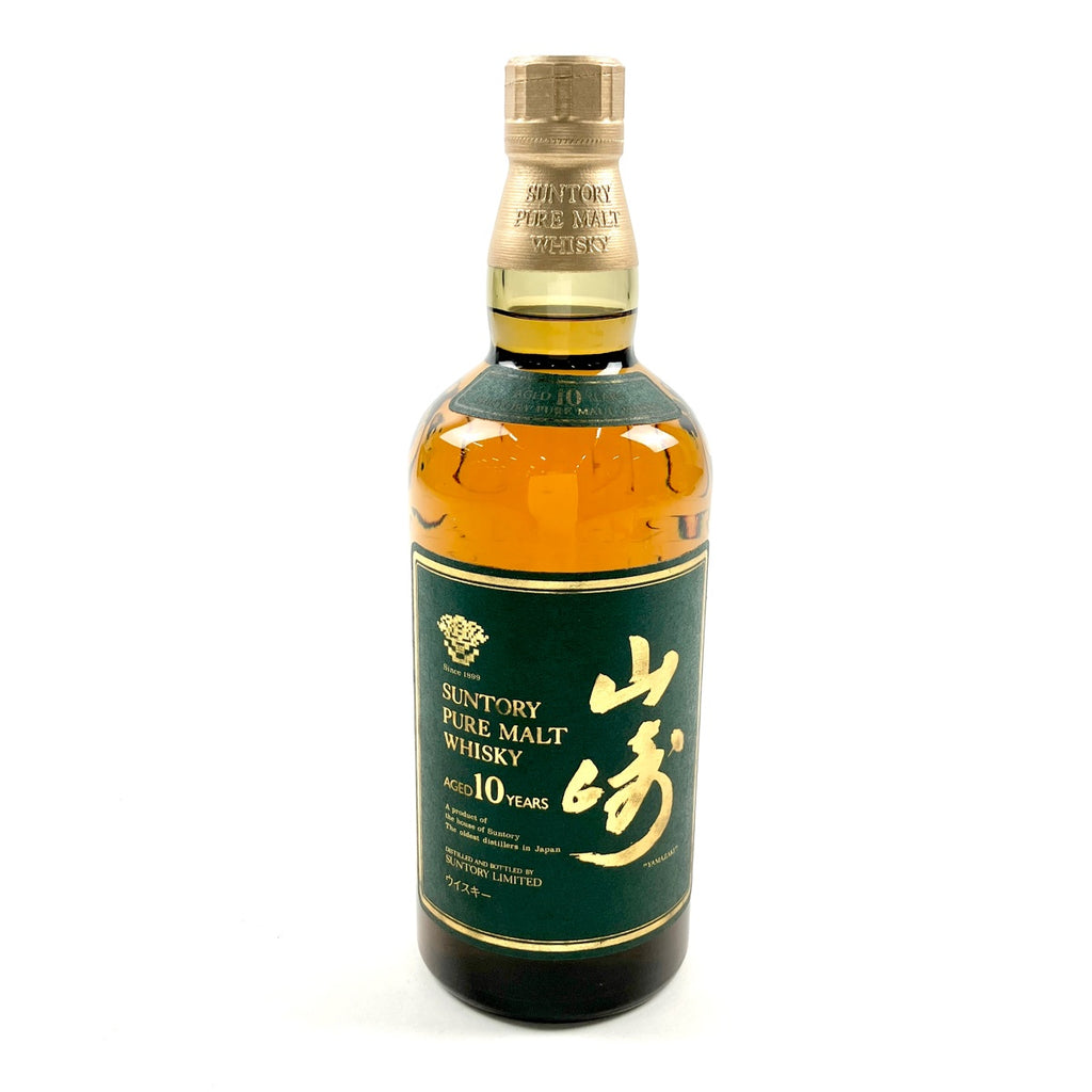 【東京都内限定お届け】サントリー SUNTORY 山崎 10年 ピュアモルト グリーンラベル 750ml 国産ウイスキー 【古酒】