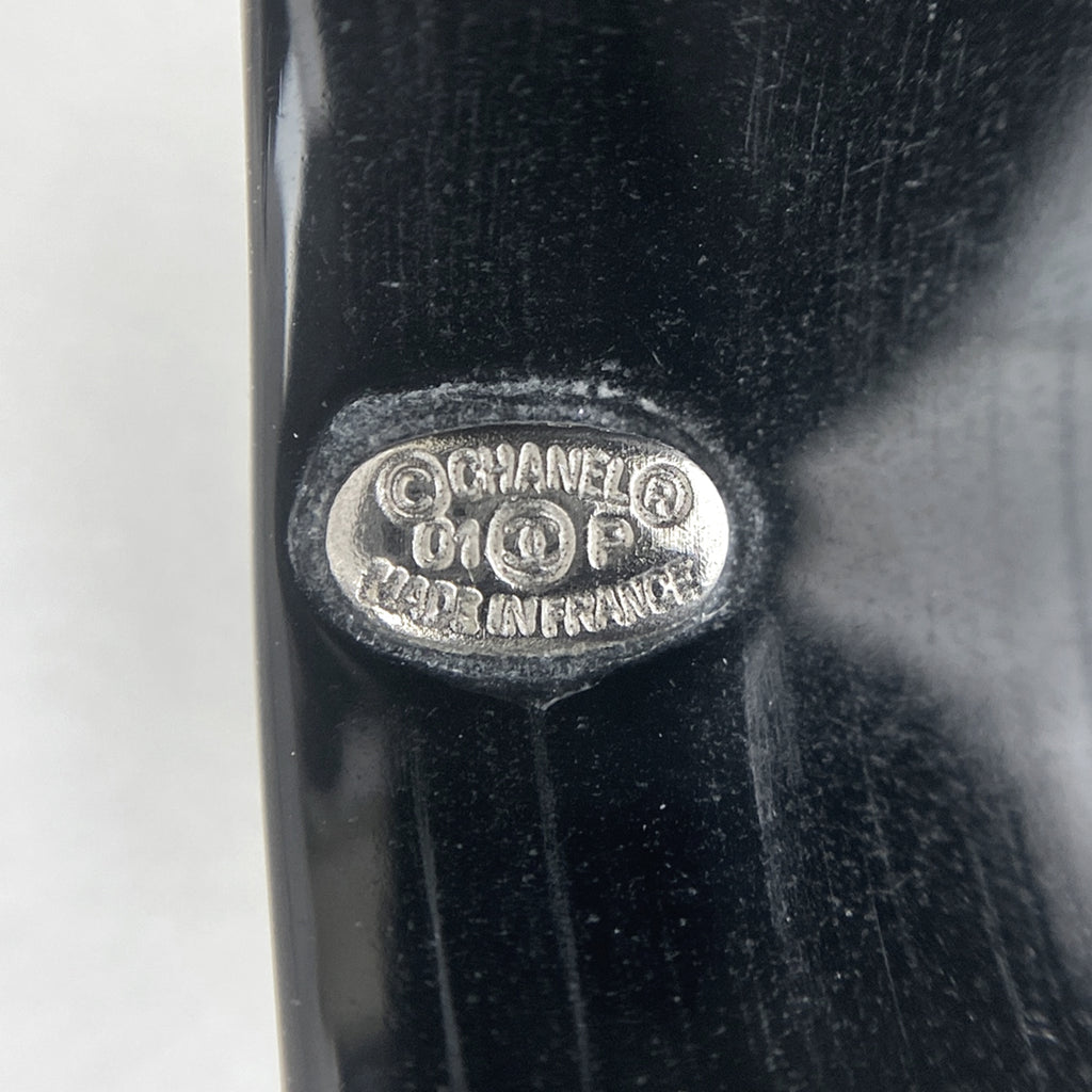 シャネル ロゴ リング ココマーク COCO リング 12.5号 プラスチック ブラック レディース 【中古】 
 ラッピング可