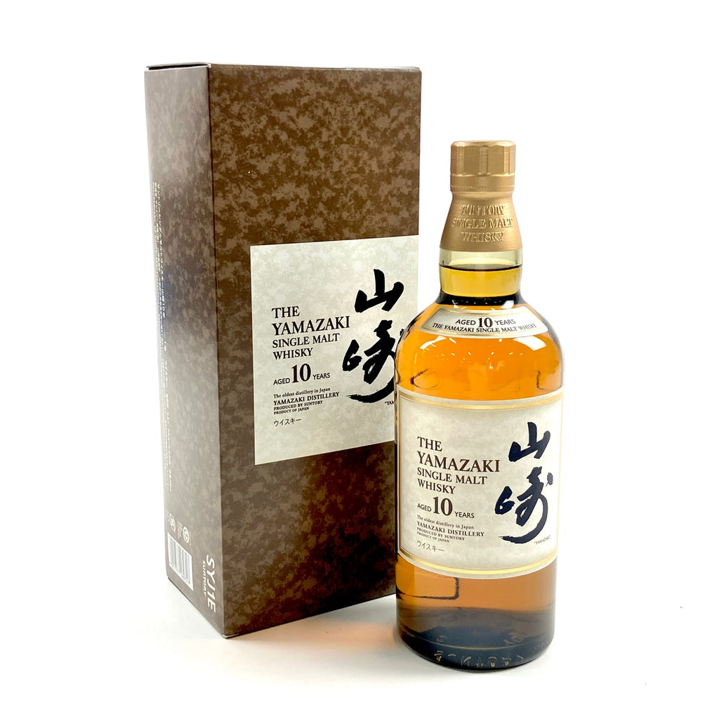 【東京都内限定お届け】サントリー SUNTORY 山崎 10年 シングルモルト ホワイトラベル 700ml 国産ウイスキー 【古酒】