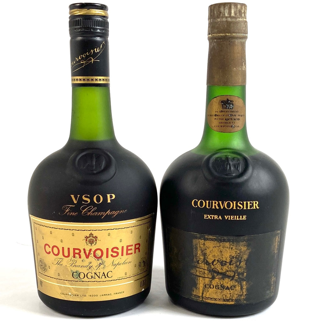 バイセル公式】2本 クルボアジェ Courvoisier VSOP ファインシャンパーニュ エクストラ ヴィエイユ コニャック 700ml ブランデー  セット 【古酒】 - バイセルブランシェ