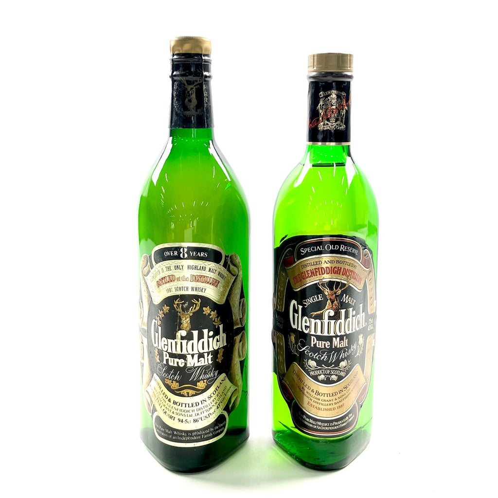 グレンフィディック Glenfiddich 8年 ピュアモルト スコッチ 750ml ウイスキー セット 【古酒】