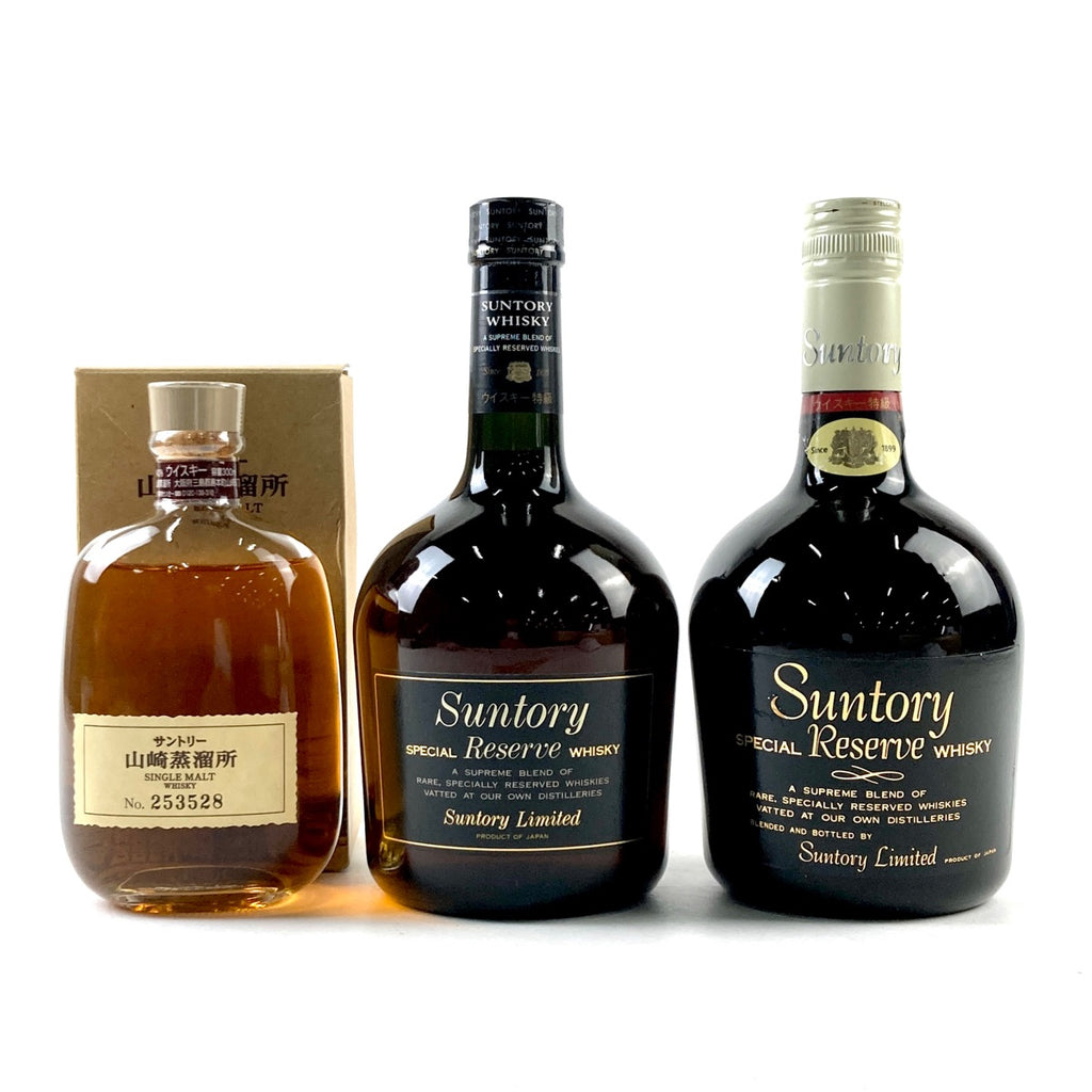 【東京都内限定お届け】サントリー SUNTORY 山崎蒸留所 シングルモルト スペシャルリザーブ 760ml ウイスキー セット 【古酒】