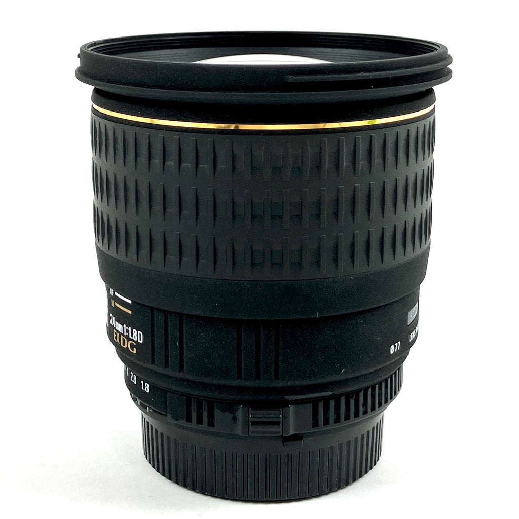 シグマ SIGMA 24mm F1.8 EX DG ASPHERICAL MACRO (ニコンF用) 一眼カメラ用レンズ（オートフォーカス） 【中古】