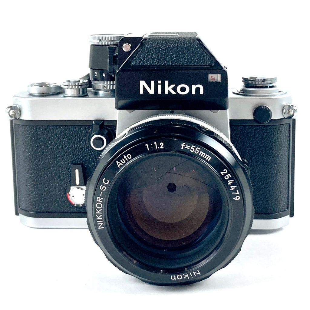 ニコン Nikon F2 フォトミック + NIKKOR-S.C Auto 55mm F1.2 ［ジャンク品］ フィルム マニュアルフォーカス 一眼レフカメラ 【中古】