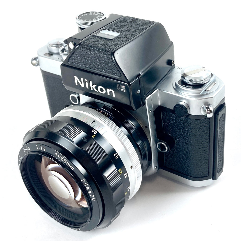 ニコン Nikon F2 フォトミック + NIKKOR-S.C Auto 55mm F1.2 ［ジャンク品］ フィルム マニュアルフォーカス 一眼レフカメラ 【中古】