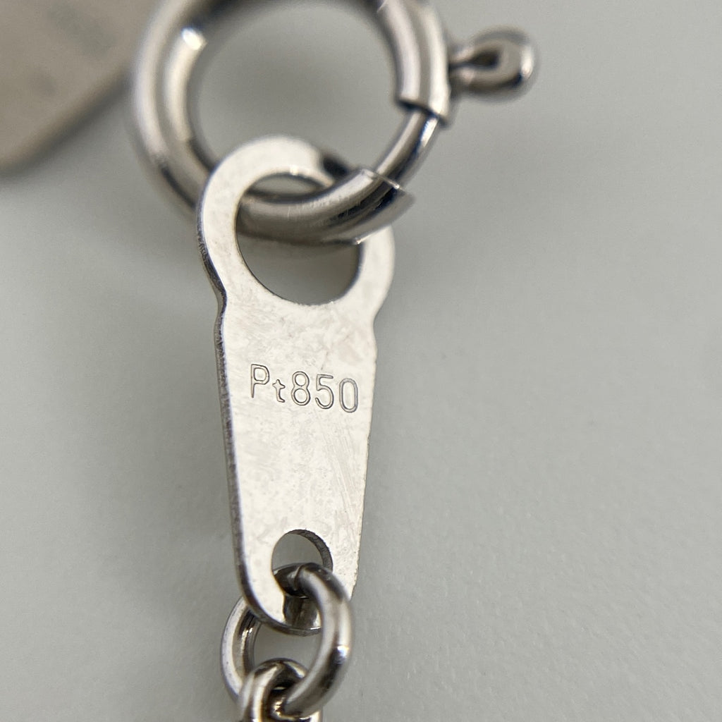 ダイヤモンド デザインネックレス プラチナ ペンダント メレダイヤ ネックレス Pt900 Pt850 ダイヤモンド レディース 【中古】nbjwl