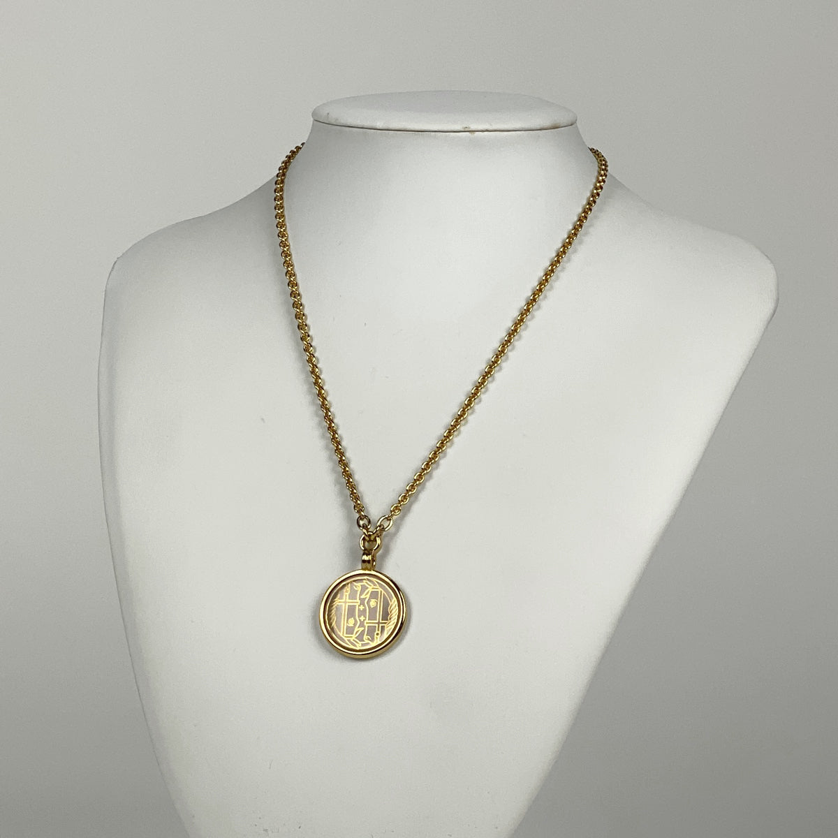 バイセル公式】エルメス メダイユ クアドリッジ PM ペンダント