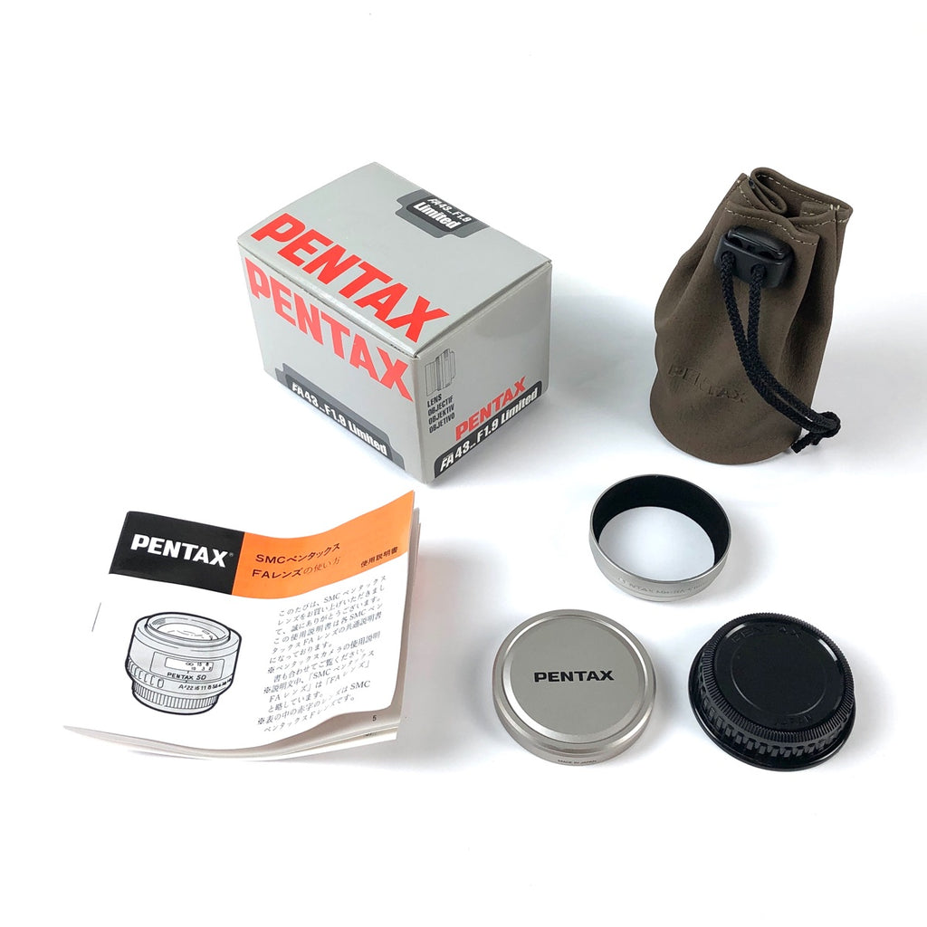 ペンタックス PENTAX SMC PENTAX-FA 43mm F1.9 Limited  シルバー 一眼カメラ用レンズ（オートフォーカス） 【中古】