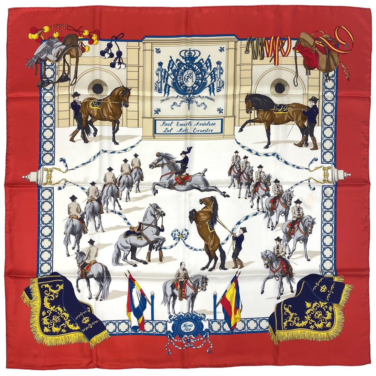 豊富なギフト バイセル公式】エルメス カレ Del Andaluza Escuela Real 90 小物