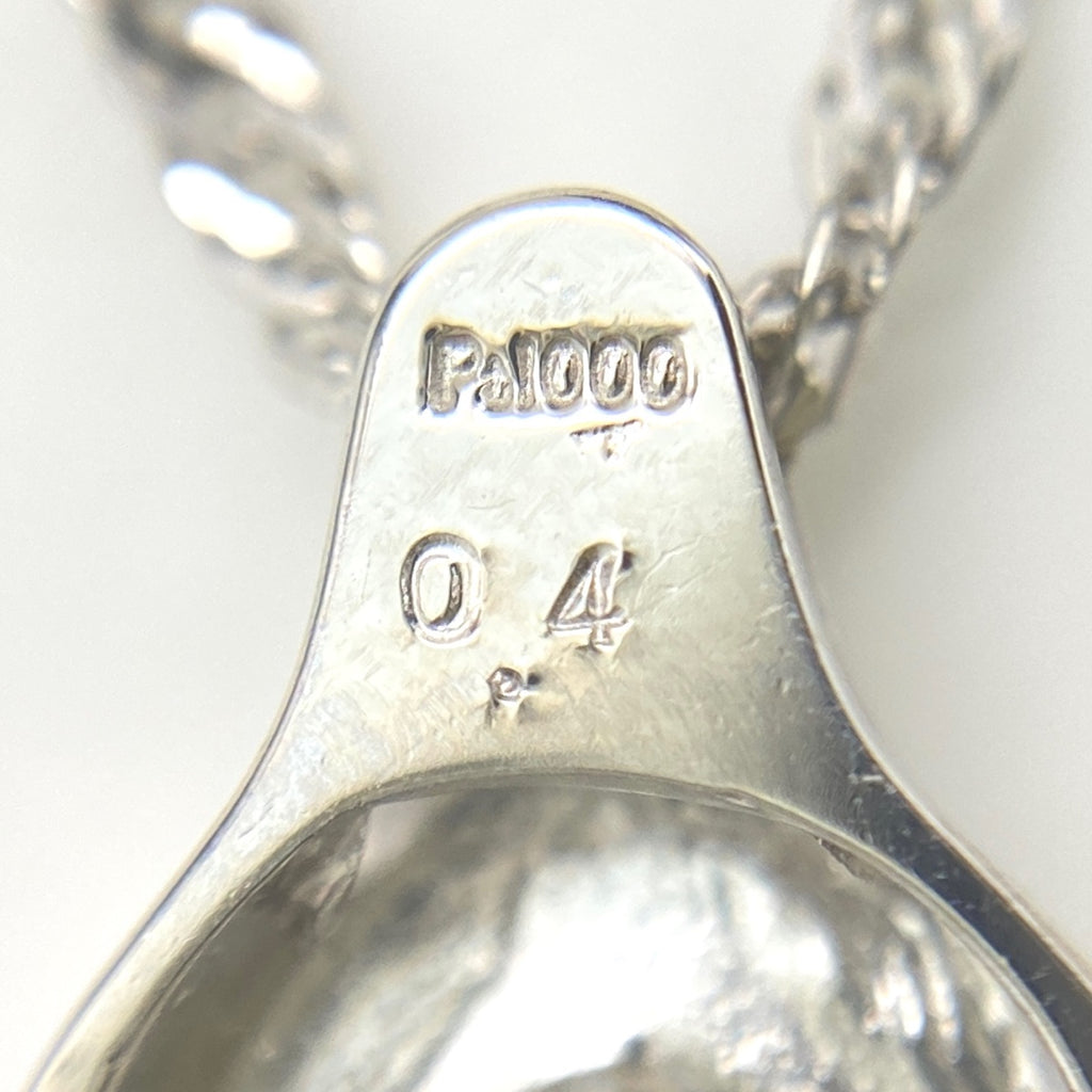 【在庫一掃】 ダイヤモンド デザインネックレス プラチナ ペンダント ネックレス Pt1000 ダイヤモンド レディース 【中古】 nbjwl