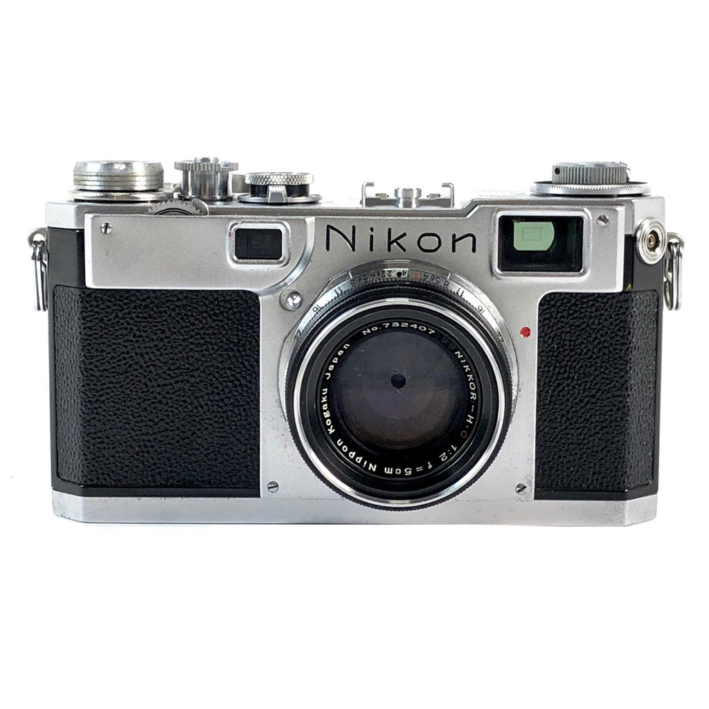 ニコン Nikon S2 後期 + NIKKOR-H (.C) 50mm F2 5cm ブラック Sマウント フィルム レンジファインダーカメラ 【中古】