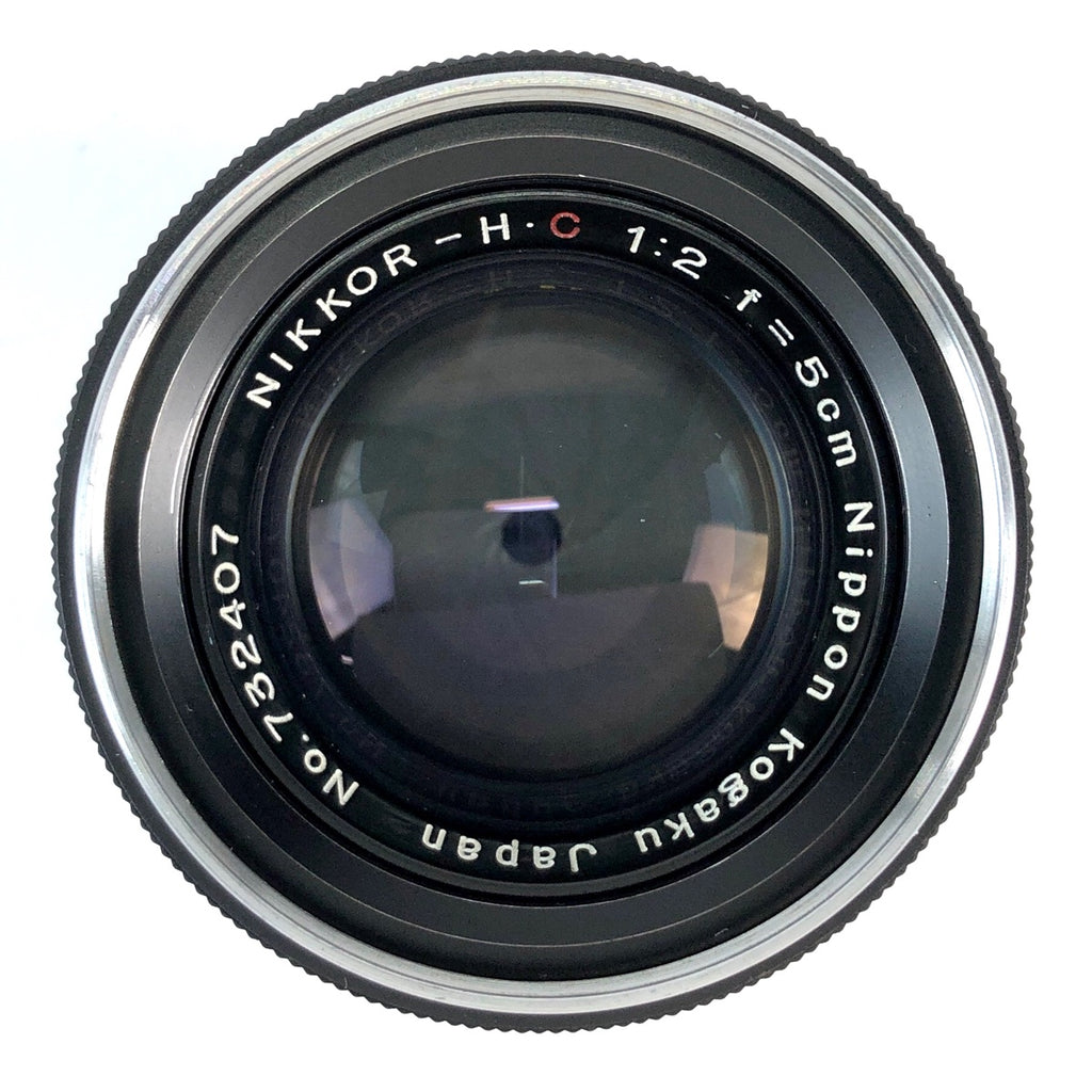 ニコン Nikon S2 後期 + NIKKOR-H (.C) 50mm F2 5cm ブラック Sマウント フィルム レンジファインダーカメラ 【中古】