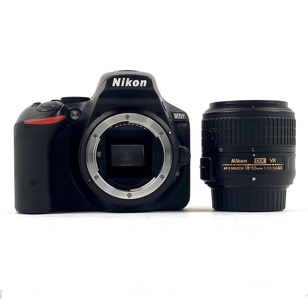 ニコン Nikon D5500 18-55 VR II レンズキット ブラック デジタル 一眼レフカメラ 【中古】